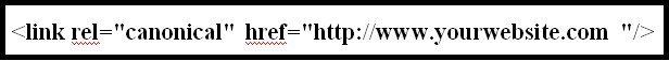 code to solve canonical issue